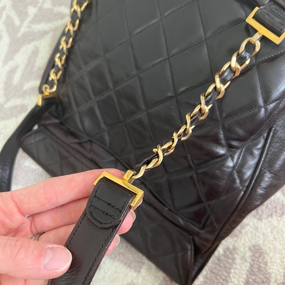 Chanel Chocolate Brown Vintage Lambskin Backpack - Picture 5 of 15